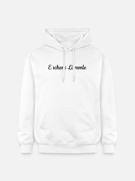 E schens Lämmle - Sweat à capuche Softstyle® Gildan Unisexe - blanc