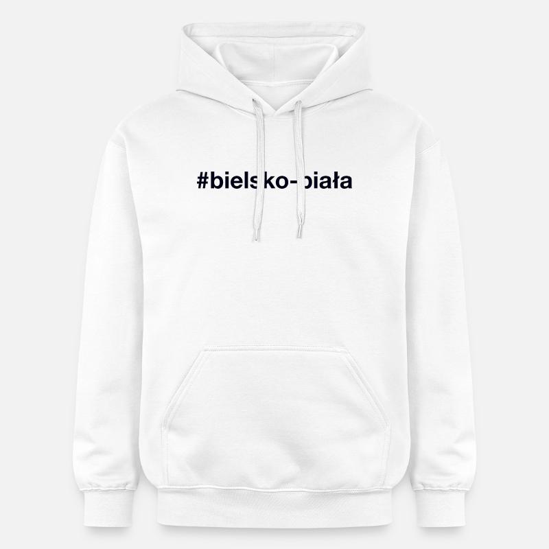 Bielsko-Biala Pologne - Sweat à capuche Softstyle® Gildan Unisexe - blanc