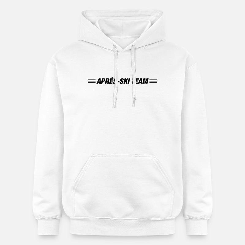 L’équipe de ski APRrès - Sweat à capuche Softstyle® Gildan Unisexe - blanc
