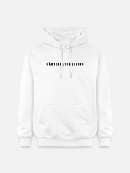 Härzbluetbaslerin Kanton Basel - Gildan Unisex Softstyle® Midweight Hoodie - Weiß