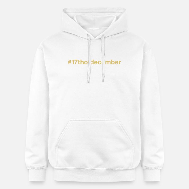 Né le 17 décembre Anniversaire - Sweat à capuche Softstyle® Gildan Unisexe - blanc