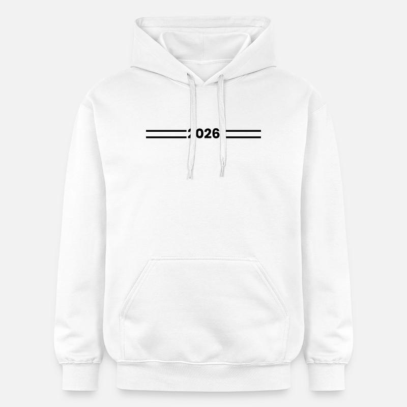 Symbol_2026 - Sweat à capuche Softstyle® Gildan Unisexe - blanc