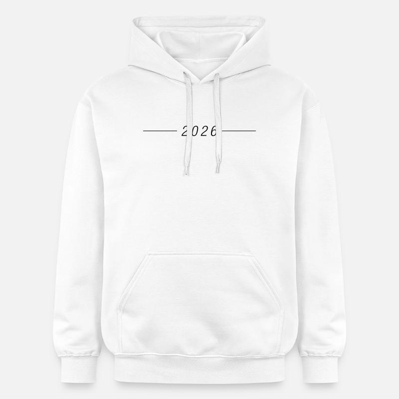 Année 2026 - Sweat à capuche Softstyle® Gildan Unisexe - blanc