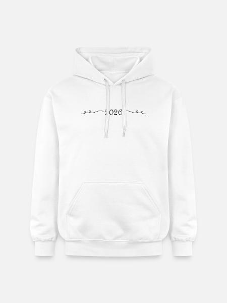 2026 Ornament - Gildan Unisex Softstyle® Midweight Hoodie - white
