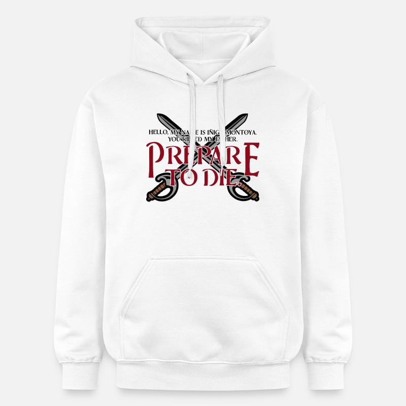 Se préparer à mourir - Sweat à capuche Softstyle® Gildan Unisexe - blanc