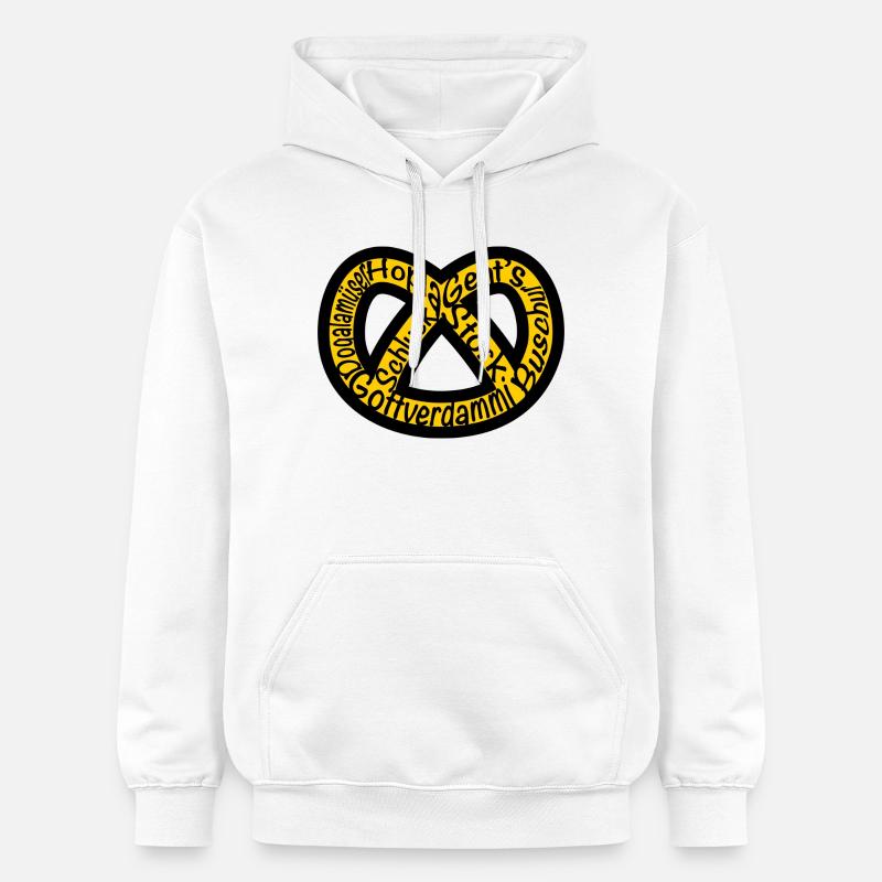 Bretzel Alsace Expression - Sweat à capuche Softstyle® Gildan Unisexe - blanc