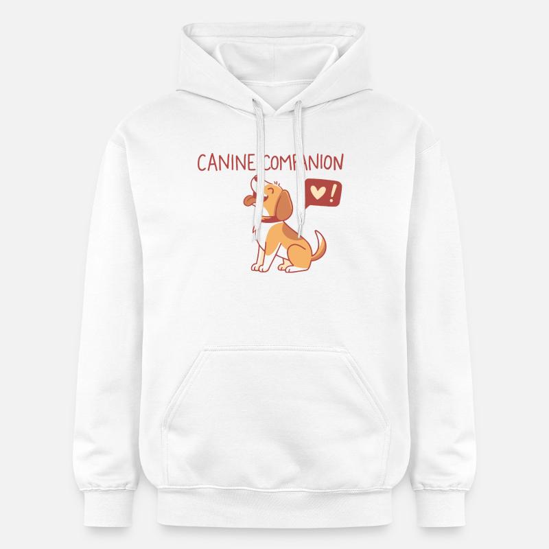Compagnon Canin Couleur Joie - Sweat à capuche Softstyle® Gildan Unisexe - blanc