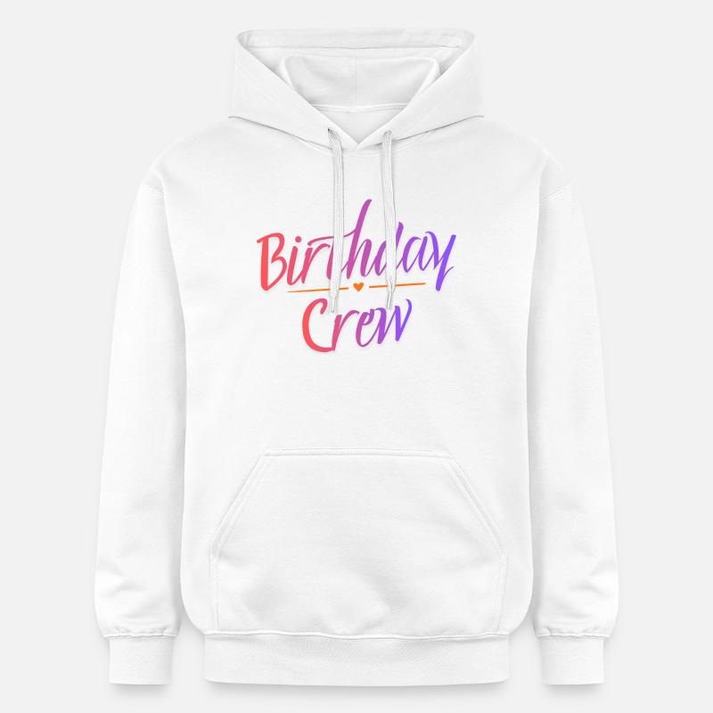 Équipe d’anniversaire - Sweat à capuche Softstyle® Gildan Unisexe - blanc