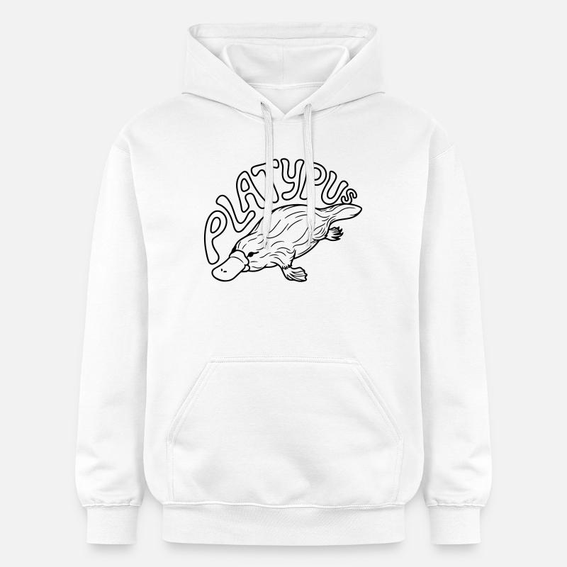 Schnabeltier - Gildan Unisex Softstyle® Midweight Hoodie - Weiß