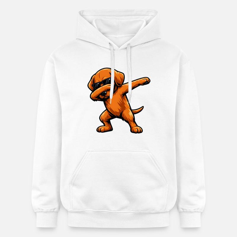Tabbing Vizsla - Sweat à capuche Softstyle® Gildan Unisexe - blanc
