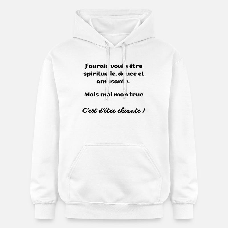 Chiante - Sweat à capuche Softstyle® Gildan Unisexe - blanc