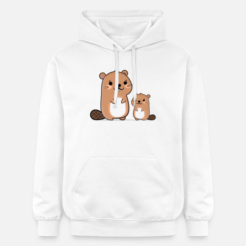 Bieber - Sweat à capuche Softstyle® Gildan Unisexe - blanc