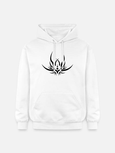 Tribal 5 by Helfspawn - Gildan Unisex Softstyle® Midweight Hoodie - white
