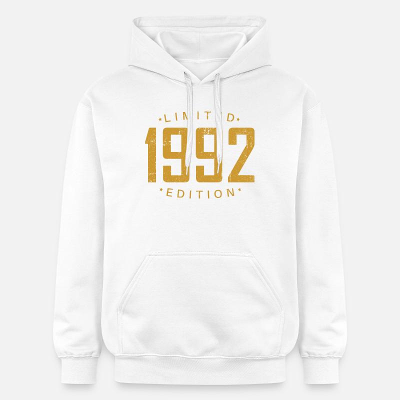 1992 Édition limitée or - Sweat à capuche Softstyle® Gildan Unisexe - blanc