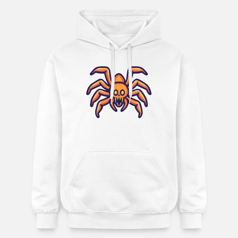 Tarentule Halloween Comic Spider - Sweat à capuche Softstyle® Gildan Unisexe - blanc