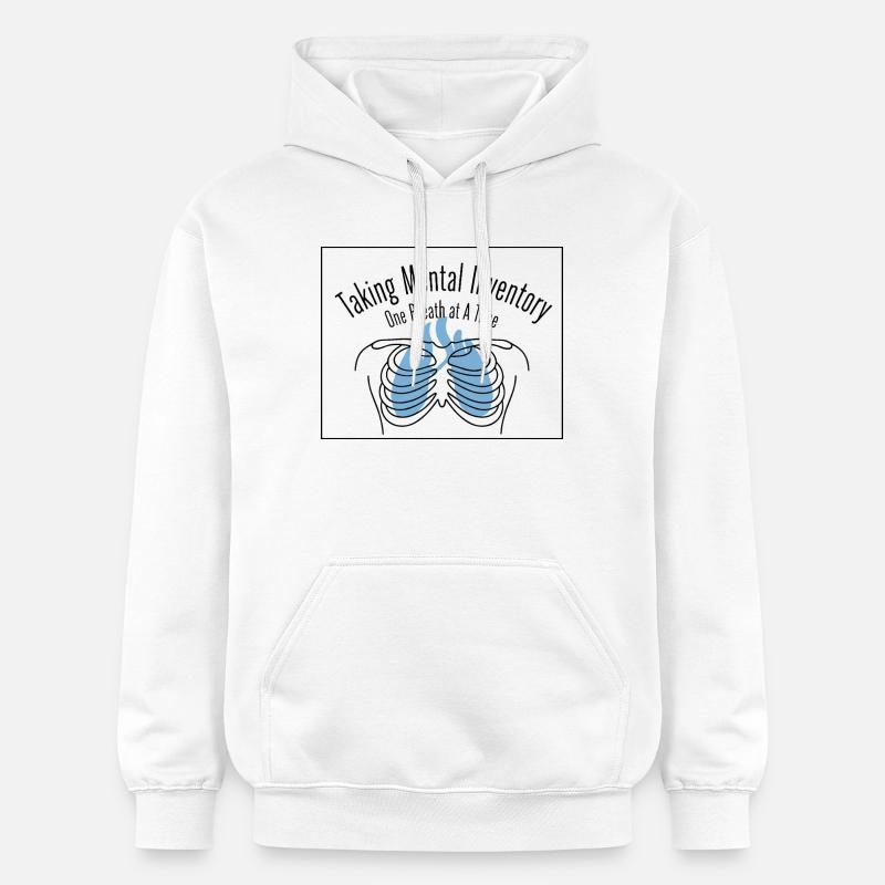 Souffle d’équilibre - Sweat à capuche Softstyle® Gildan Unisexe - blanc