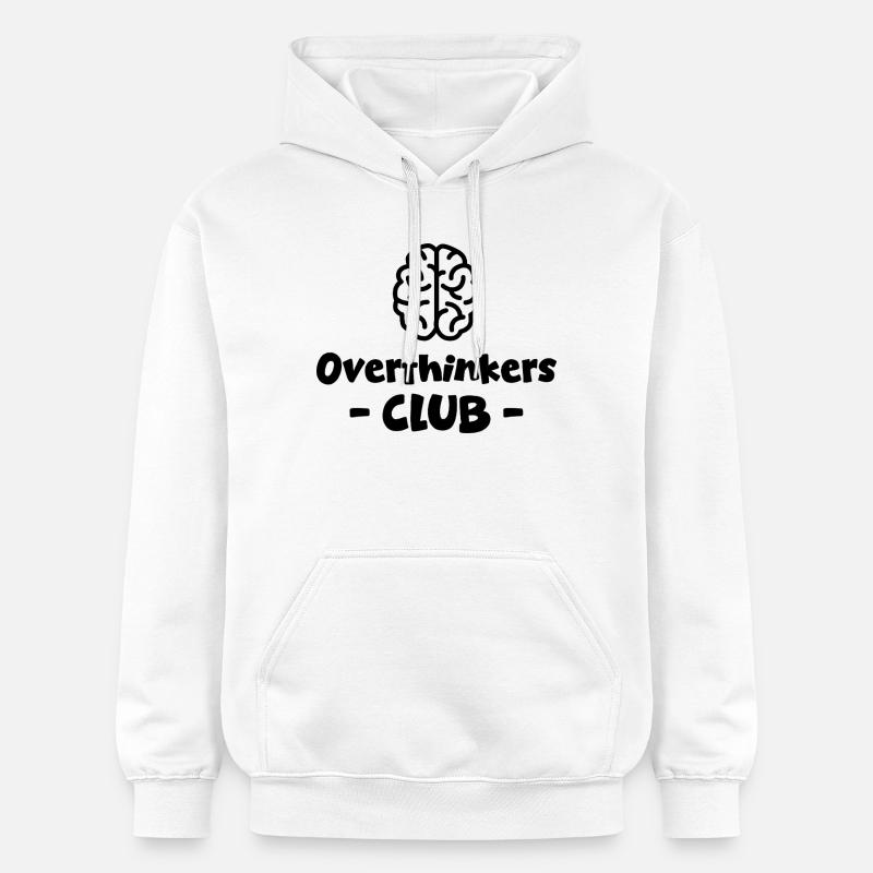 Club des Penseurs Excessifs Noir - Sweat à capuche Softstyle® Gildan Unisexe - blanc