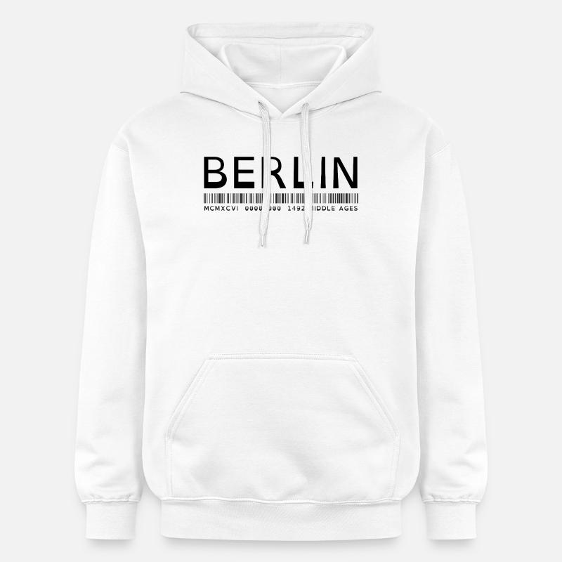 BERLIN - Sweat à capuche Softstyle® Gildan Unisexe - blanc