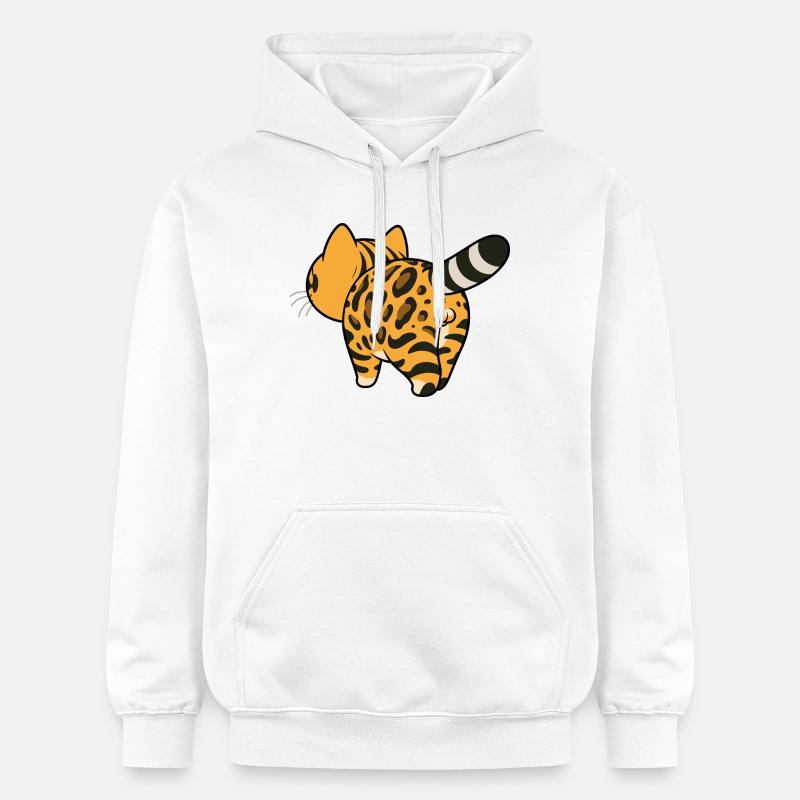 Leopard pattern converter - Gildan Unisex Softstyle® Midweight Hoodie - white