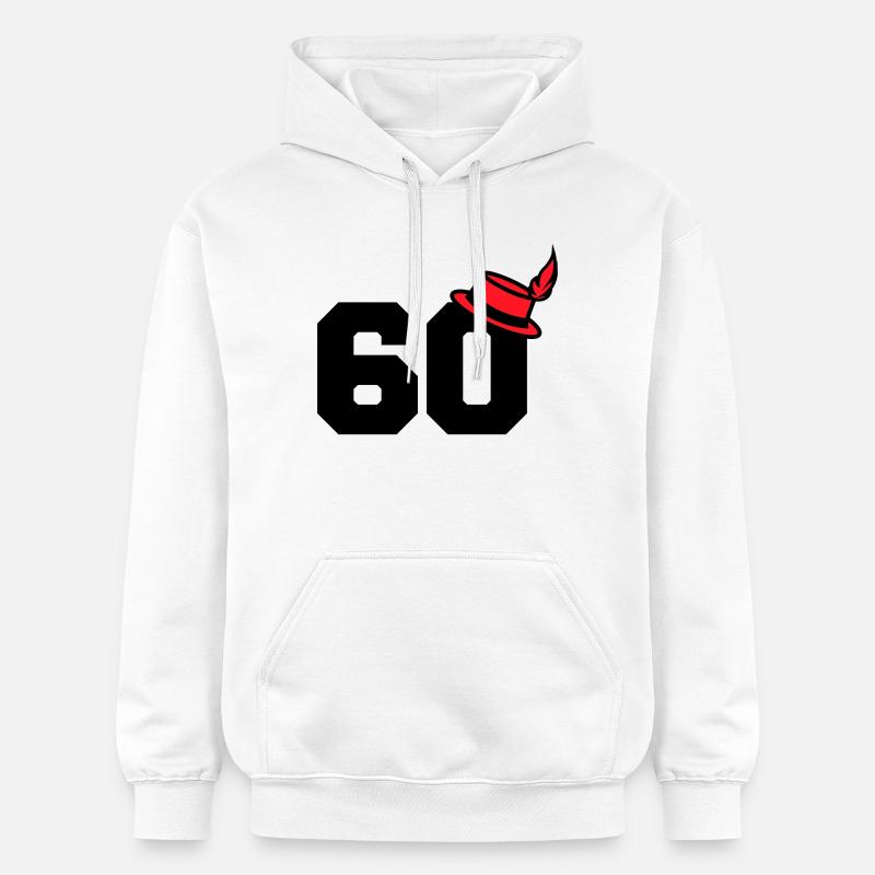 60 - Sweat à capuche Softstyle® Gildan Unisexe - blanc