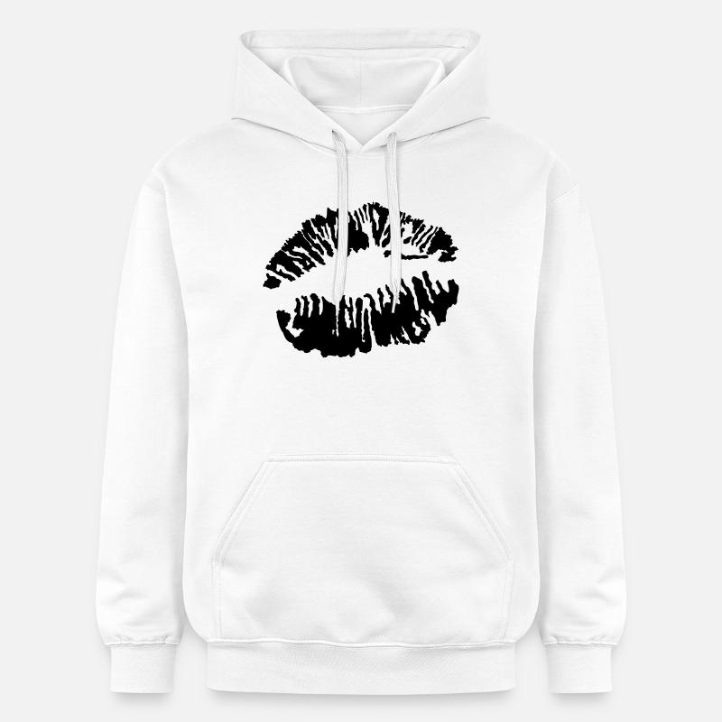 Bouche Rosebud - Sweat à capuche Softstyle® Gildan Unisexe - blanc