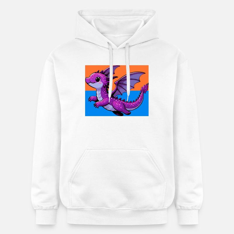 dragon - Sweat à capuche Softstyle® Gildan Unisexe - blanc