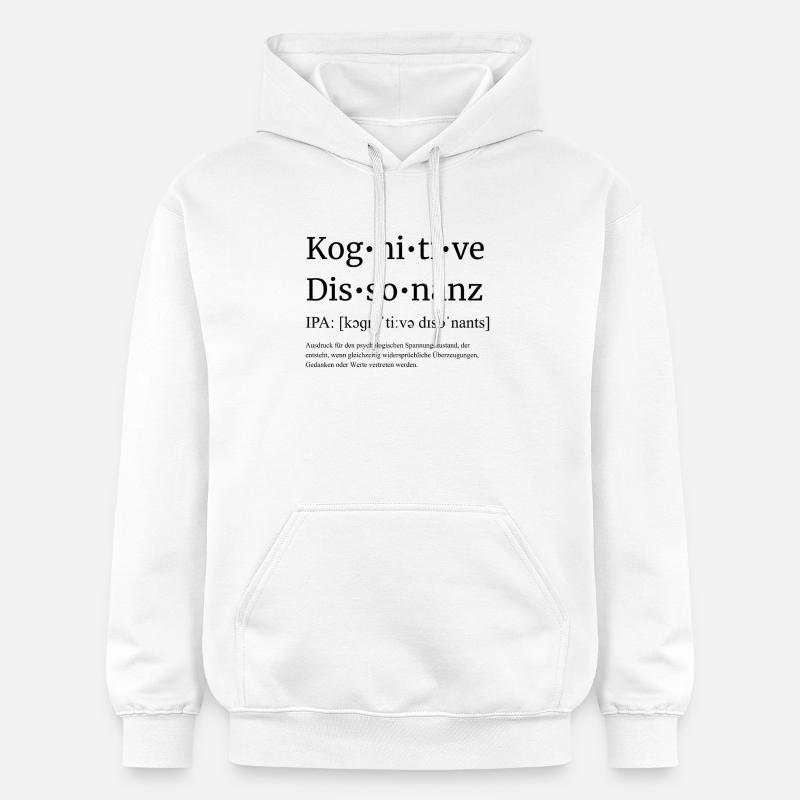 Dissonance cognitive - Sweat à capuche Softstyle® Gildan Unisexe - blanc