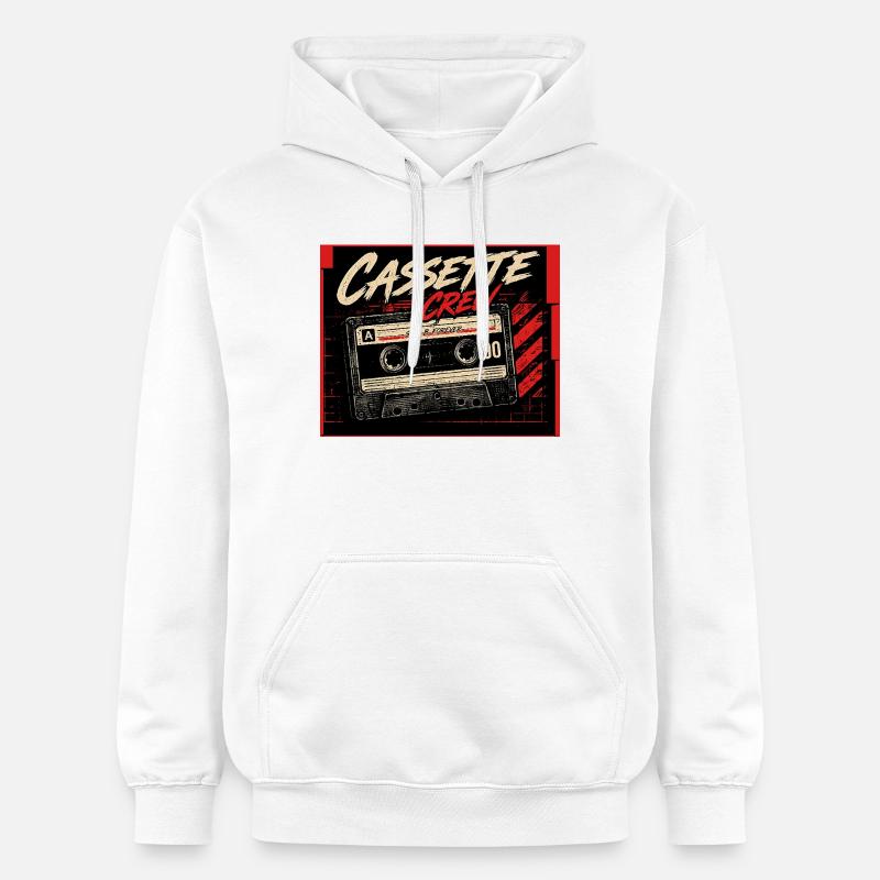 Cassette_Crew_ _Side_B_Vorever - Sweat à capuche Softstyle® Gildan Unisexe - blanc