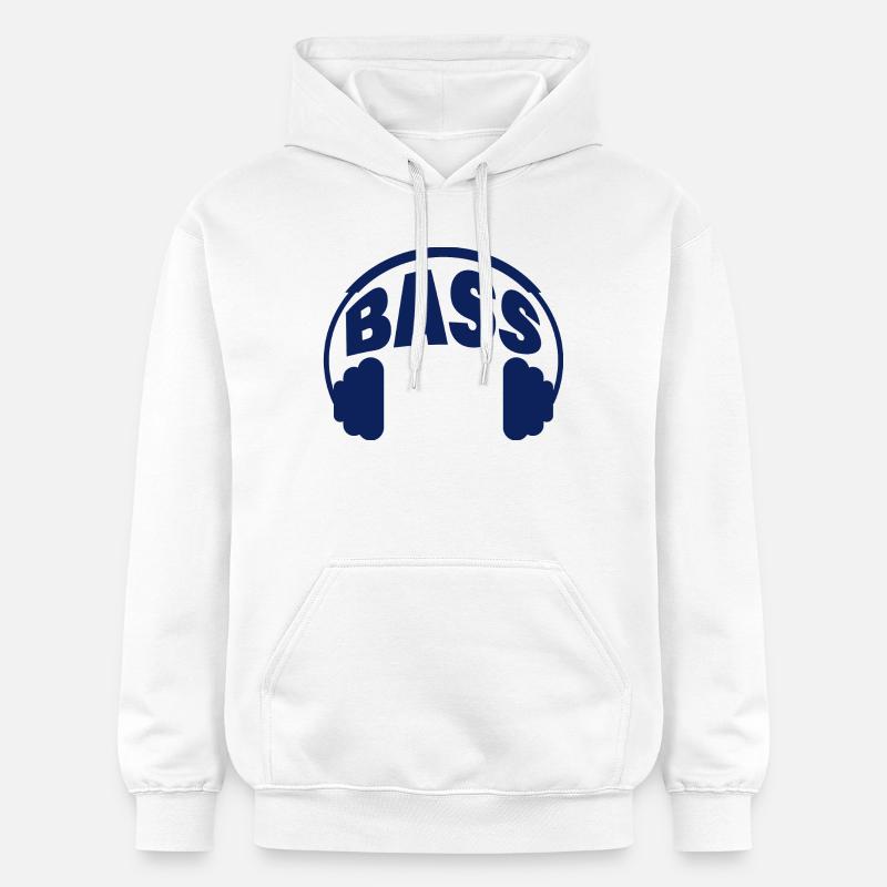 BASSE - Sweat à capuche Softstyle® Gildan Unisexe - blanc