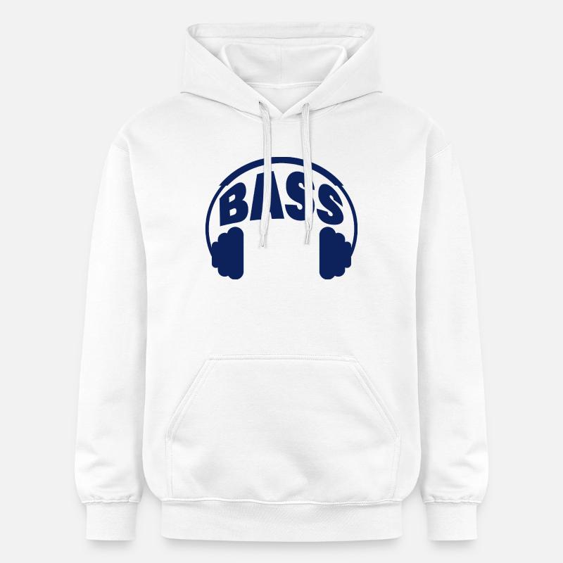 Basse - Sweat à capuche Softstyle® Gildan Unisexe - blanc