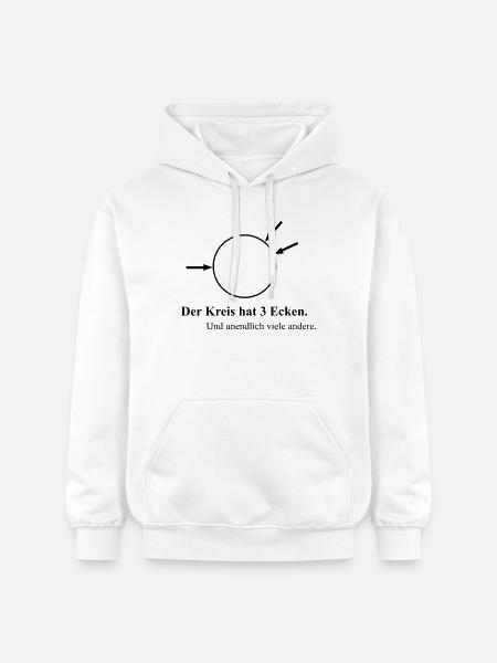 Drei Ecken - Gildan Unisex Softstyle® Midweight Hoodie - Weiß