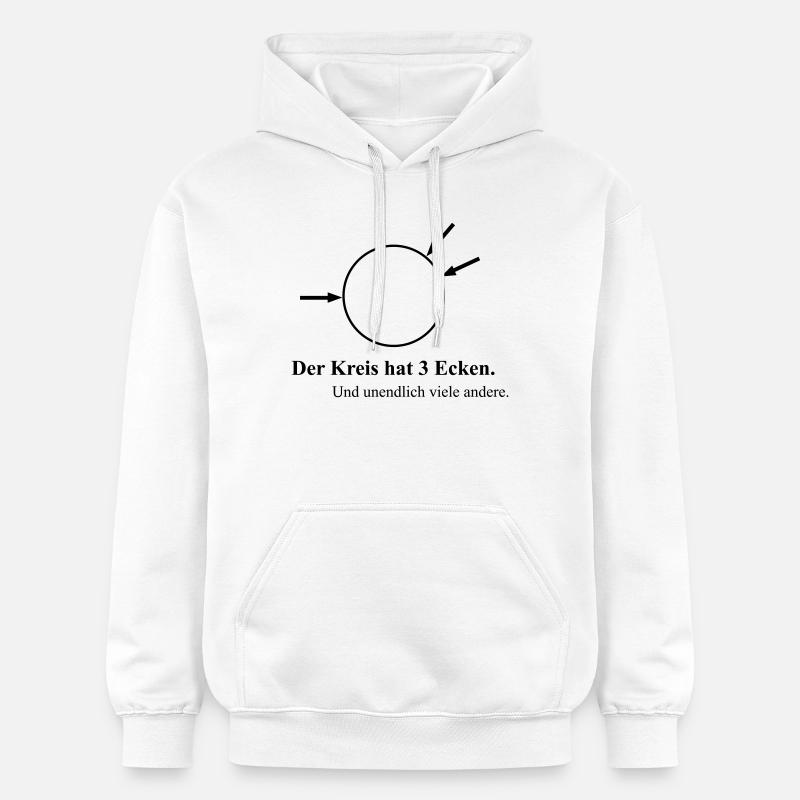 Drei Ecken - Gildan Unisex Softstyle® Midweight Hoodie - Weiß