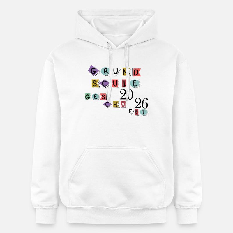 Fin de l’école primaire - Sweat à capuche Softstyle® Gildan Unisexe - blanc