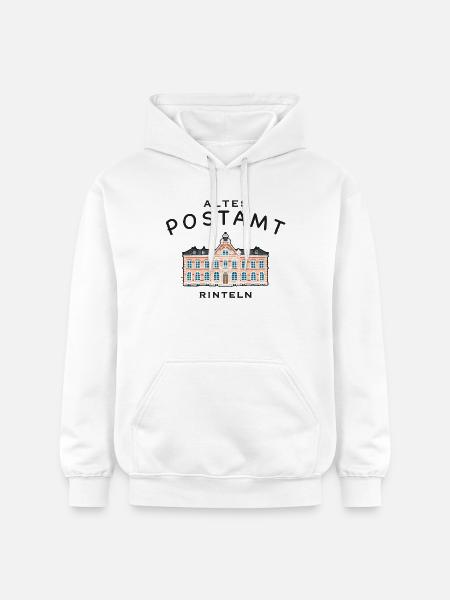 Rinteln, altes Postamt - Gildan Unisex Softstyle® Midweight Hoodie - Weiß