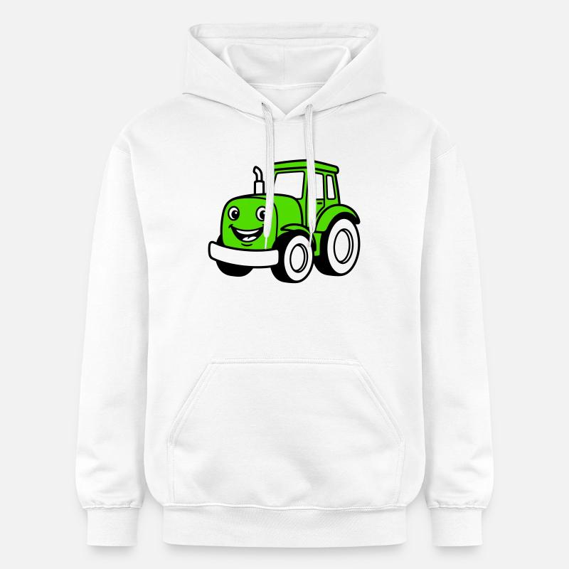 Enfants tracteurs - Sweat à capuche Softstyle® Gildan Unisexe - blanc