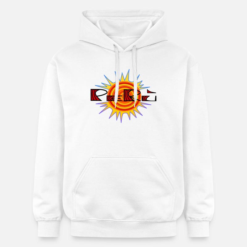 Logo Perù by Cean - Sweat à capuche Softstyle® Gildan Unisexe - blanc