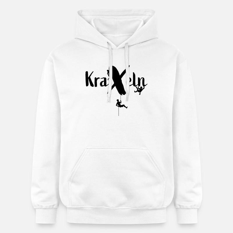 grimper - Sweat à capuche Softstyle® Gildan Unisexe - blanc