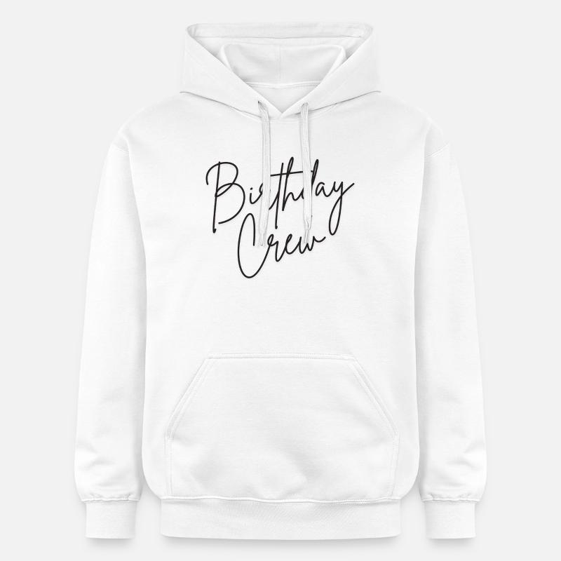 Équipe d’anniversaire - Sweat à capuche Softstyle® Gildan Unisexe - blanc