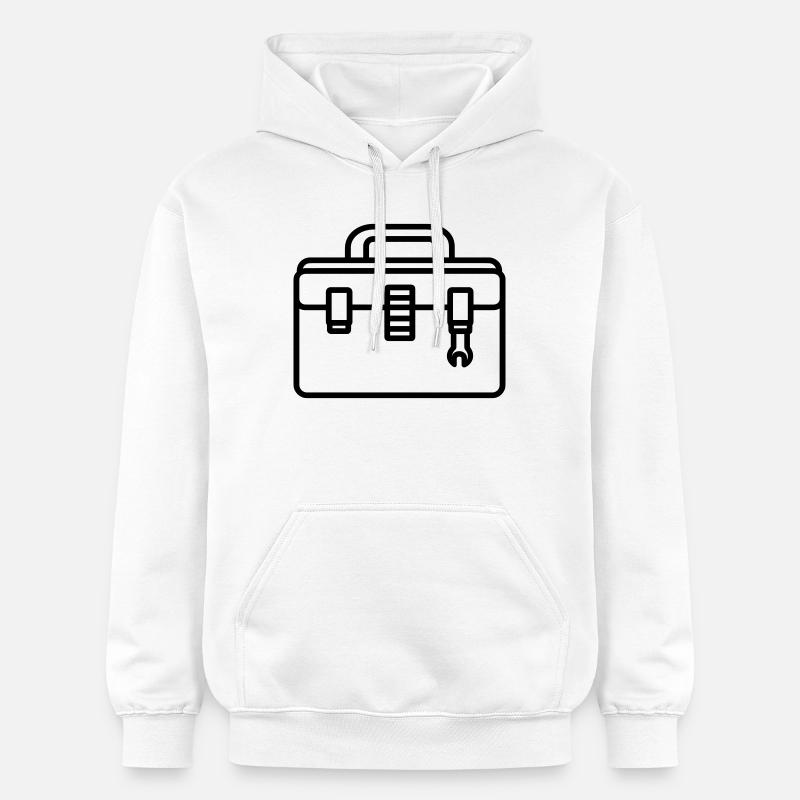 boîte à outils - Sweat à capuche Softstyle® Gildan Unisexe - blanc