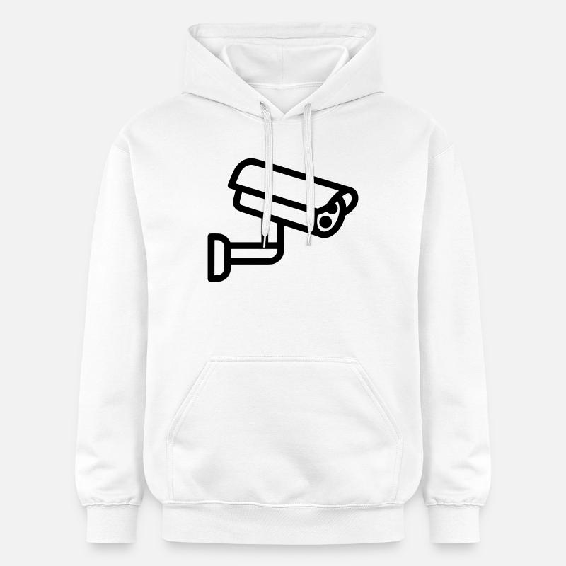 caméra - Sweat à capuche Softstyle® Gildan Unisexe - blanc