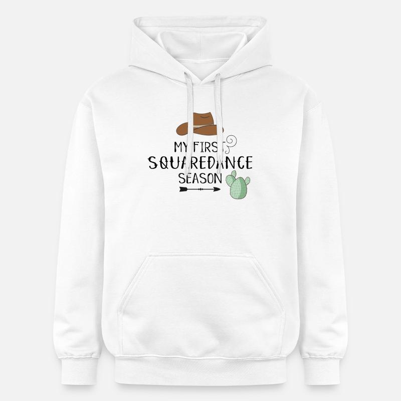 square Dance - Sweat à capuche Softstyle® Gildan Unisexe - blanc
