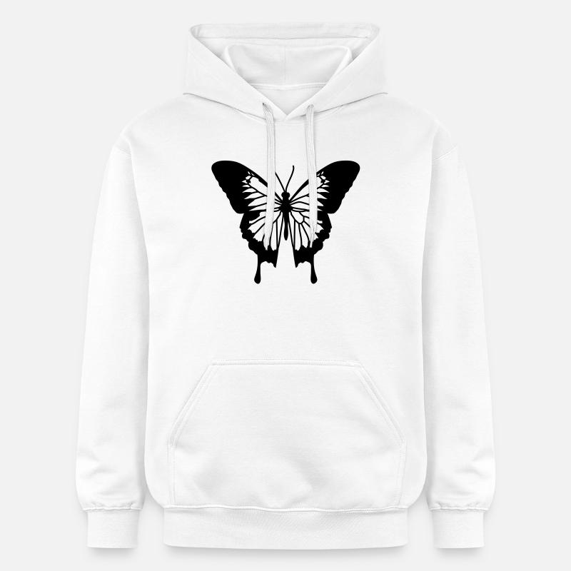 schmetterling - Sweat à capuche Softstyle® Gildan Unisexe - blanc