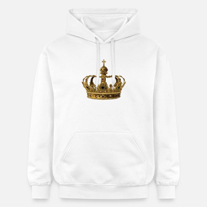 Crown - Sweat à capuche Softstyle® Gildan Unisexe - blanc