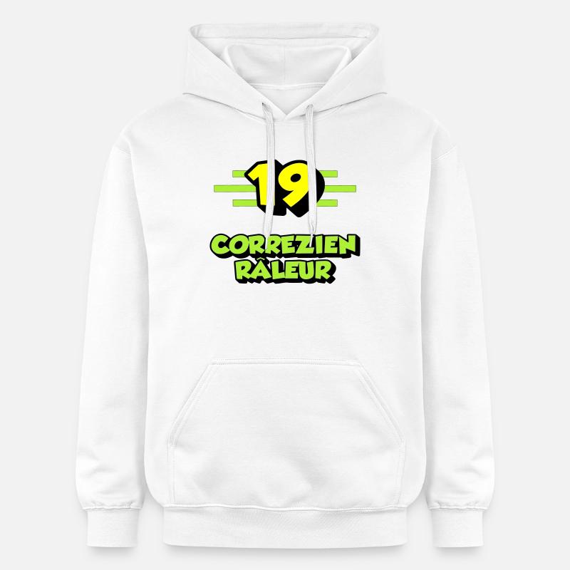 Correzien râleur - Sweat à capuche Softstyle® Gildan Unisexe - blanc