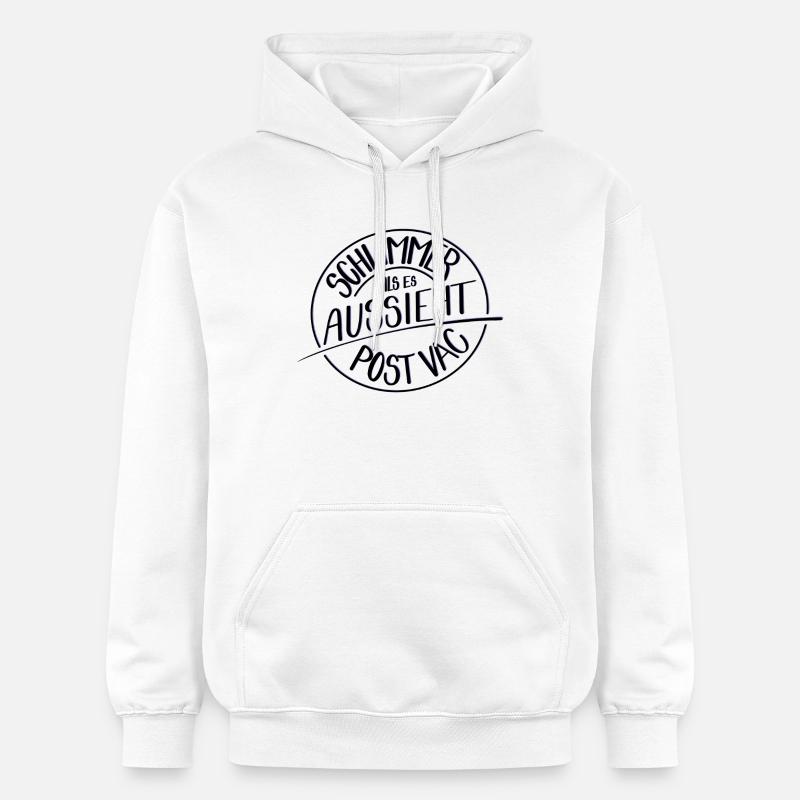 Schlimmer als es aussieht, Post Vac - Gildan Unisex Softstyle® Midweight Hoodie - Weiß