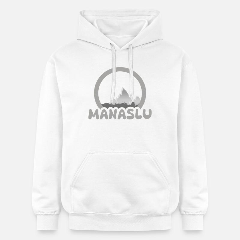 MANASLU - Sweat à capuche Softstyle® Gildan Unisexe - blanc