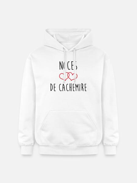 Kaschmirhochzeit 47 Jahre Ehe - Gildan Unisex Softstyle® Midweight Hoodie - Weiß