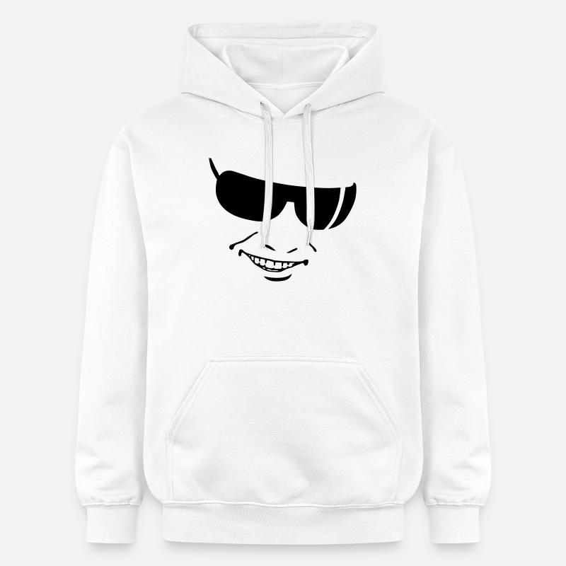 smile - Sweat à capuche Softstyle® Gildan Unisexe - blanc