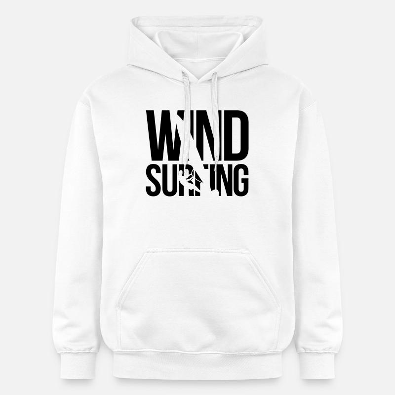 planche à voile - Sweat à capuche Softstyle® Gildan Unisexe - blanc