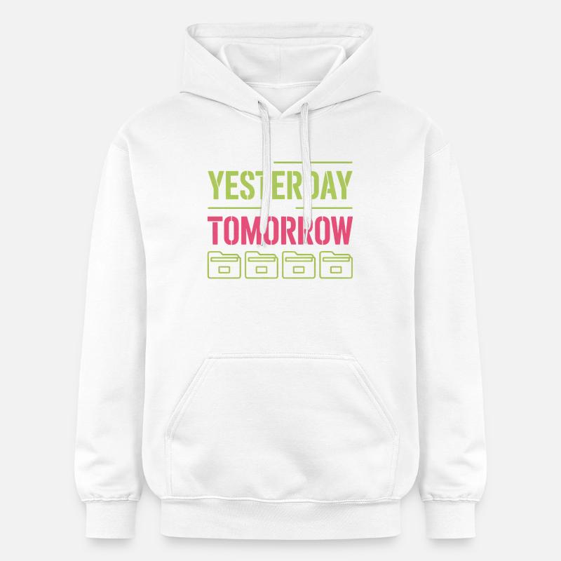 Préserver hier pour demain - Sweat à capuche Softstyle® Gildan Unisexe - blanc